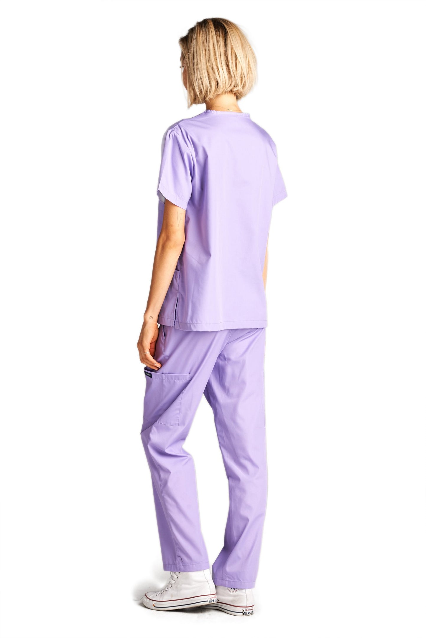 Dagacci Scrubs Medical Uniform Women and Man Scrubs Set Medical Scrubs Top and Pants