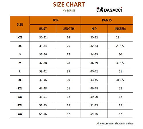 Dagacci Scrubs Medical Uniform Women and Man Scrubs Set Medical Scrubs Top and Pants