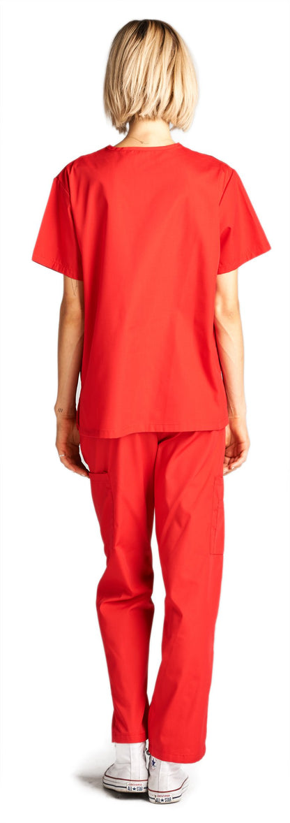 Dagacci Scrubs Medical Uniform Women and Man Scrubs Set Medical Scrubs Top and Pants