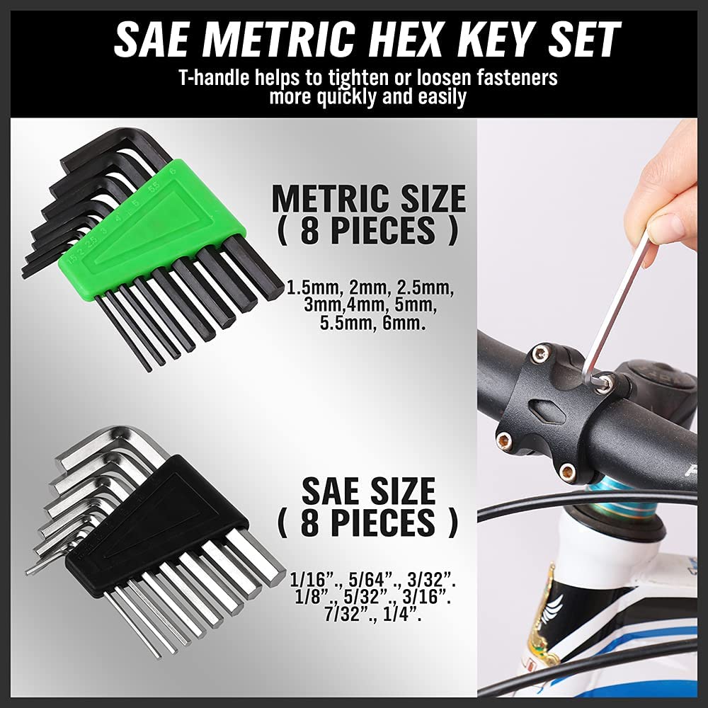 SWANLAKE 118PCS Magnetic Screwdrivers Set With Plastic Ranking,Tools For Men (118PCS)