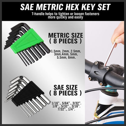 SWANLAKE 118PCS Magnetic Screwdrivers Set With Plastic Ranking,Tools For Men (118PCS)