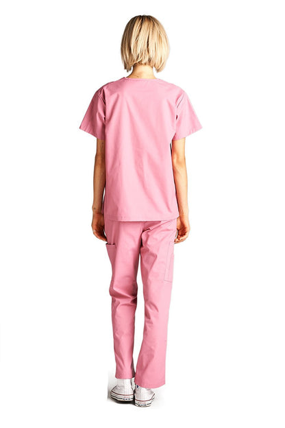 Dagacci Scrubs Medical Uniform Women and Man Scrubs Set Medical Scrubs Top and Pants