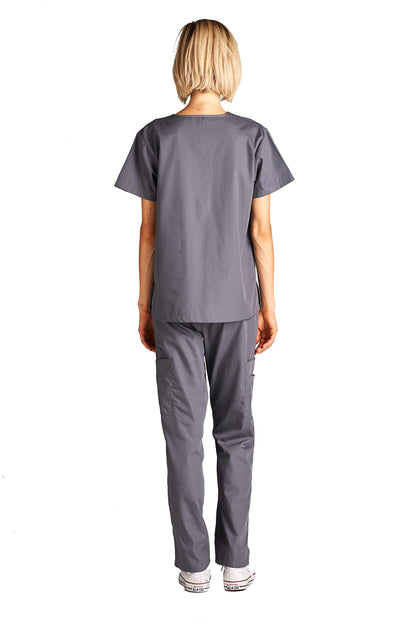 Dagacci Scrubs Medical Uniform Women and Man Scrubs Set Medical Scrubs Top and Pants