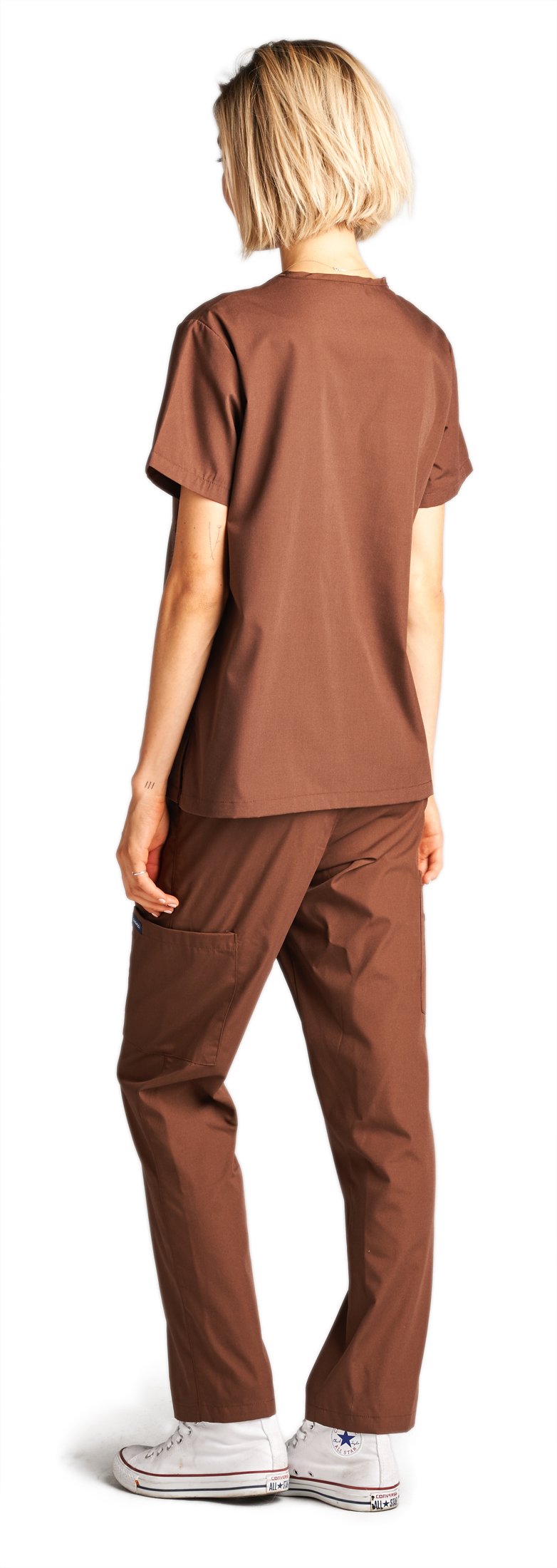 Dagacci Scrubs Medical Uniform Women and Man Scrubs Set Medical Scrubs Top and Pants