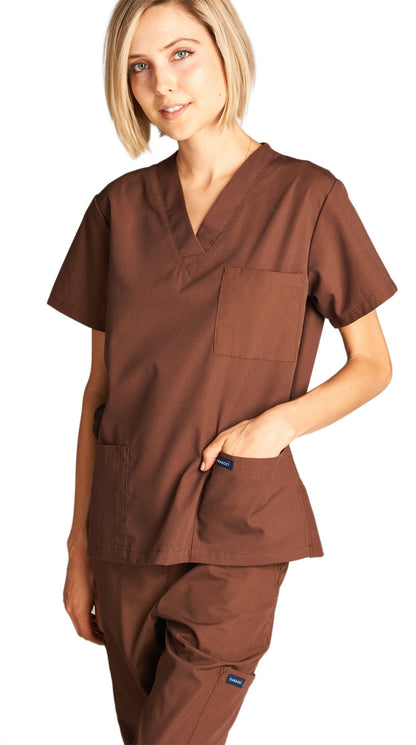 Dagacci Scrubs Medical Uniform Women and Man Scrubs Set Medical Scrubs Top and Pants