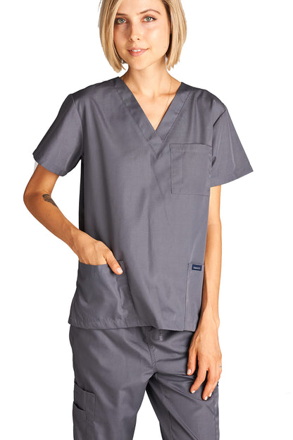 Dagacci Scrubs Medical Uniform Women and Man Scrubs Set Medical Scrubs Top and Pants